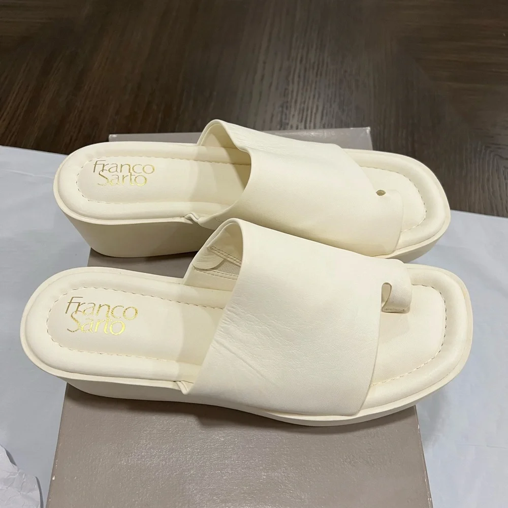 Franco Sarto Cessa Wedge Sandals Size 9.5